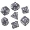 Classic RPG Smoky & white Dice Set (7)