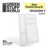Flexible Stencils - HEXAGONS S (6mm)