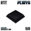 Square Wood display bases 5x5 cm - Black