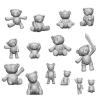 3D printed set - Teddy Bear