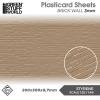 Plasticard - Brick Walls 3mm