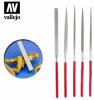 Set of 5 diamond needle files
