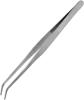 Strong Curved Stainless Steel Tweezers (175 mm)