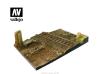 31x21 Country Road Cross with Railway section