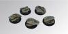 Rocky 30 mm - Round Edge - Round Bases (5)