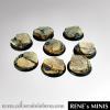 Egyptian Ruins 30mmRound Edge-Round Bases (5)