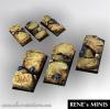 Egyptian Ruins Square Bases 50mm / 25mm (2)