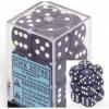 Stealth: Speckled D6 Set of 12 (16mm,pip)