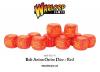Bolt Action Orders Dice - Red (12)