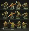 28mm/30mm Dwarves Rangers set (4)