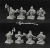 28mm/30mm Dwarf Female Characters set 4 (4)
