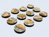 Mosaic Bases, Round 25mm (5)