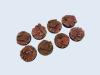 Old Factory Bases, 32mm Round (4)