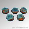 Straight from Hell 30mm round edge Bases (5)