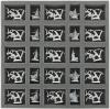 AG035ZC25 35 mm (1.4 inches) foam tray with 25 slots for Zombicide and Black Plague Crowz