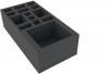AUFE085BO 295 mm x 147,5 mm x 85 mm (3.35 inches) foam tray for board game boxes