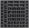 BHKX055BO 55 mm foam tray with 52 compartments for Massive Darkness - Units