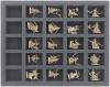FS035MD11 35 mm (1.4 inch) full-size Figure Foam Tray with 25 large cut outs for Massive Darkness