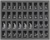 FS040MD03 40 mm (1.6 inches) full size foam tray with 36 compartments for Massive Darkness