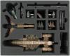FSKC100BO 100 mm (4 inches) full-size foam tray for Star Wars X-WING C-ROC Cruiser, Hound's Tooth, JumpMaster 5000 and Slave 1