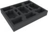 FSLG050BO 50 mm (2 inches) full-size foam tray for Cards in Sleeves