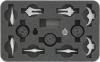 HS030DF09 30 mm (1.18 inches) half-size foam tray for Dropfleet Commander - Corvettes + FREE capsule for pegs