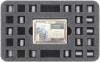 HS030MD09 30 mm (1.18 inches) half-size foam tray 24 square cut-outs plus card-slot for Massive Darkness