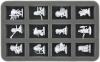 HS035AQ03 35 mm Half-Size Foam Tray for 12 Arcadia Quest figures