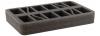 HS035BF04BO 35 mm (1.4 Inch) half-size Figure Foam Tray with Base - 8 Tanks FOW