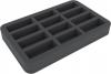 HS035I003BO 35 mm (1.38 Inch) long slot foam with base - half-size