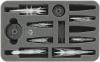 HS045DF01 45 mm (1.77 inches) half-size foam tray for Dropfleet Commander - PHR Cruiser and Frigates + FREE capsule for pegs