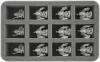 HS050AQ01 50 mm Half-Size Foam Tray for 12 big Arcadia Quest figures