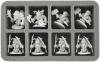 HS050AQ02 50 mm Half-Size Foam Tray for 8 large Arcadia Quest figures