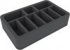 HS060I004BO 60 mm (2.4 Inch) 9 slots - foam tray with base - half-size