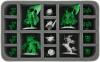 HS060SD03 60 mm Half-Size Foam Tray for 16 Super Dungeon Explore figures