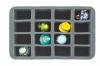 HS070KR08 70 mm (2.75 inches) half-size Figure Foam Tray for 16 Krosmaster figures