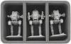 HS085IA09 85 mm (3.35 inches) half-size foam tray with 3 large compartments for Star Wars Imperial Assault Miniatures
