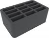 HS110I003BO 110 mm (4.35 Inch) long slot foam with base - half-size
