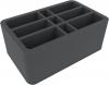 HSBI110BO 110 mm (4.35 inches) half-size Figure Foam Tray with 9 slots for Cavalry and troppers with spear / banner