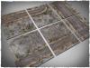 Walking Dead City / 6 2x2 Tiles Mousepad