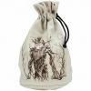 Forest Beige & black Dice Pouch