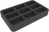 HS040A009 Feldherr foam tray for model cars 1:64 - 9 cars