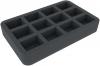 HS040BRS04 foam tray with 12 compartments for Blood Red Skies