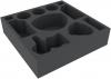 AWMEGM070BO foam tray for Ghostbusters: The Board Game II board game box - tall figures and game material