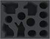 FSMECV090BO 90 mm foam tray with 12 compartments for Rising Sun - big Monsters