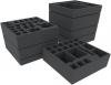 FELDHERR FOAM SET FOR SINE TEMPORE: EXPLORER PLEDGE � BOARD GAME BOXES
