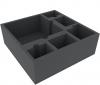 AFLC100BO 285 mm x 285 mm x 100 mm (4 inches) foam tray for board game boxes