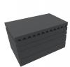 Feldherr Pick and Pluck foam set for Auer Packaging Euro Container with hinge lid / Case ED 64/27