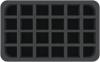 HSCS055BO 55 mm Half-Size foam tray with 24 compartments
