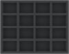 FSMEFP040BO Full-Size foam tray with 16 compartments